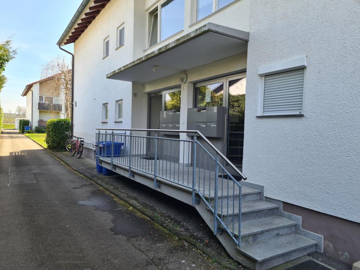 Seeblick Kampf Mit Fahrradgarage Nonnenhorn Exterior foto
